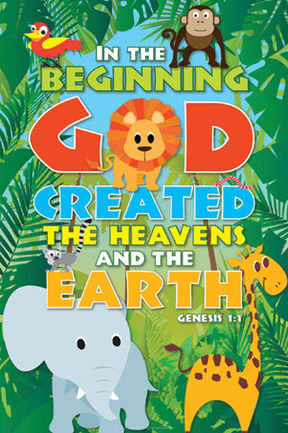 Creation Jungle (Genesis 1:1) Inspirational Poster - Slingshot Publishing
