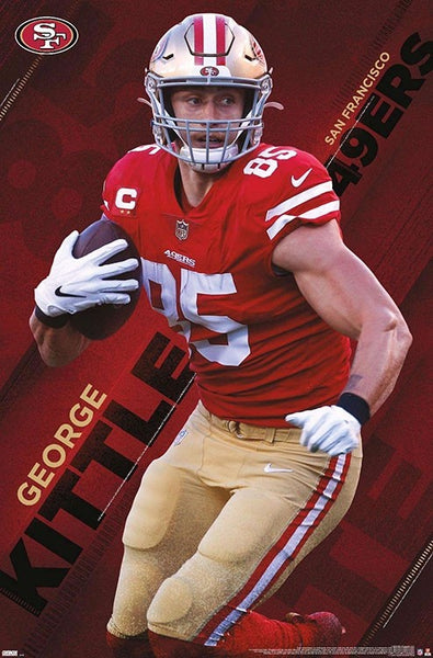 George Kittle "Superstar" San Francisco 49ers NFL Football Poster - Trends International