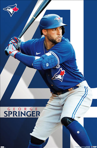 George Springer Superstar Toronto Blue Jays MLB Baseball Action