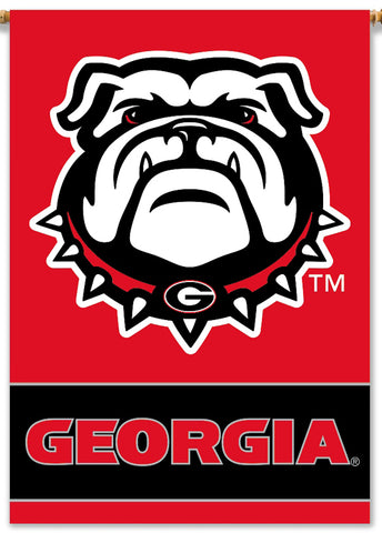 Georgia Bulldogs "New Dog" Official 28x40 NCAA Premium Team Banner - BSI Products