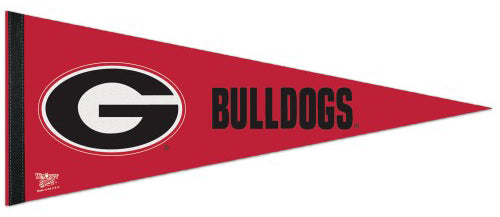 University of Georgia Bulldogs Official NCAA Team Logo-Style Premium Felt Pennant - Wincraft Inc.