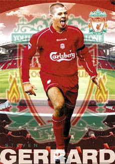 Steven Gerrard "Anfield Star" - GB 2002