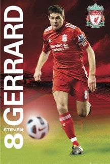 Steven Gerrard "SuperAction" (2011) Liverpool FC Poster - GB Eye