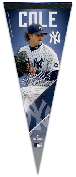 Gerrit Cole New York Yankees Signature Series Premium Felt Collector's Pennant - Wincraft