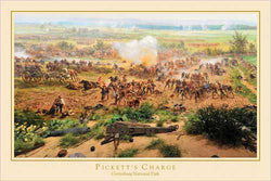 Gettysburg Cyclorama "Pickett's Charge Detail" Civil War Poster - Eurographics Inc.