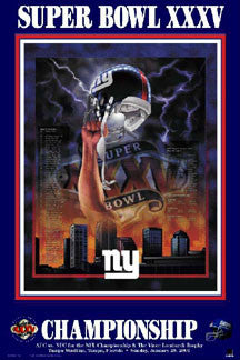 New York Giants "Super Season XXXV" - Action Images 2001