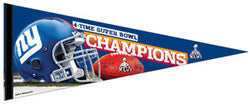 New York Giants Super Bowl Champs XLVI Champs Premium Felt Pennant