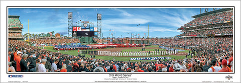 San Francisco Giants World Series 2014 Game Three Panoramic Poster Print - Everlasting Images