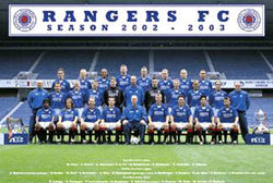 Glasgow Rangers Official Team Portrait 2002/2003 Poster - GB Posters