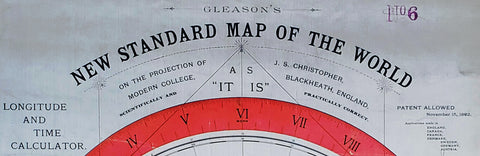 Gleason High Resolution Map.pdf Gleason's New Standard MAP OF THE WORLD (1892) 24x36 Wall POSTER Repro ...