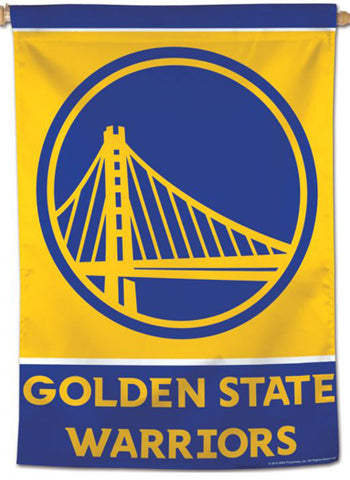 Golden State Warriors Official NBA Basketball Premium 28x40 Team Logo Wall Banner - Wincraft Inc.