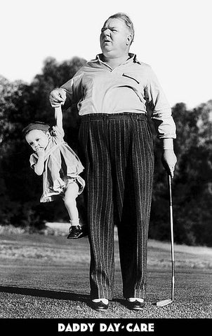 Classic Golf Humor "Daddy Day Care" Poster (W.C. Fields c.1933) - Image Conscious