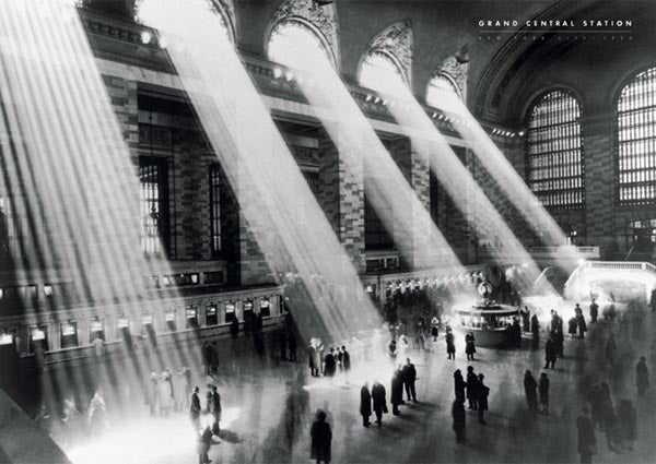 Grand Central - Black-And-White New – Station City Warehouse Posters Poster \