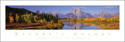 Grand Teton Peak, Wyoming "Nature's Colors" Panoramic Poster - Front Line