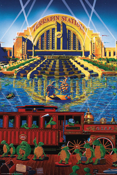 Grateful Dead "Terrapin Station" Art by Stanley Mouse & Alton Kelley (1997) Rock Music 24x36 Poster