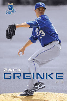 Zack Greinke "Royal 23" Kansas City Royals Poster - Costacos 2010