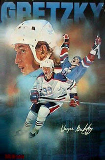 Wayne Gretzky "99 Glory" Edmonton Oilers Vintage Original Poster - Nielson Dairies 1982