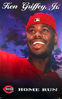 Ken Griffey Jr. "Home Run" Cincinnati Reds Poster - Costacos 2000