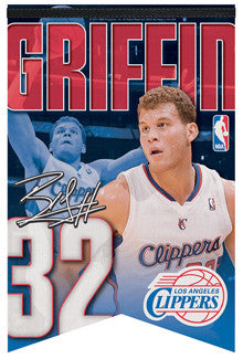 Blake Griffin Los Angeles Clippers Premium Felt Banner - Wincraft Inc.