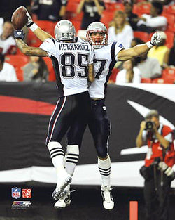 Rob Gronkowski and Aaron Hernandez "Perfect Pair" (2011) New England Patriots Premium Poster Print - Photofile 16x20