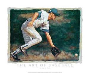 The Art of Baseball "Ground Ball" by Glen Green Poster Print - CAP Publications