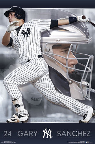 Gary Sanchez "Superstar" New York Yankees Official MLB Baseball Poster - Trends 2017