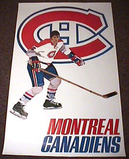 Montreal Canadiens 1973 Team Logo Theme Art Poster - Sportsgraphics Inc.
