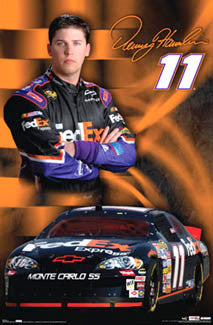 Denny Hamlin "Superstar" NASCAR Racing Official Poster - Costacos Sports 2007