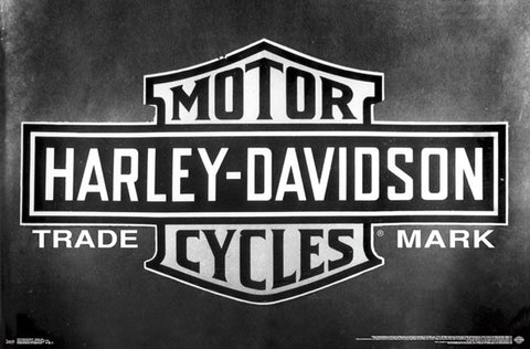 Harley-Davidson Motorcycles Official Trademark Logo Poster - Trends International 2017