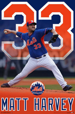 Matt Harvey "Flamethrower" New York Mets Poster - Trends International