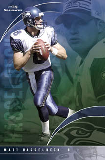 Matt Hasselbeck "Superstar" Seattle Seahawks Poster - Costacos 2004