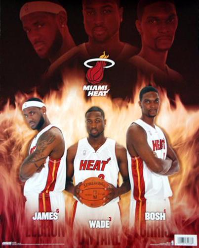 Miami Heat "Ultimate Trio" (LeBron, Wade, Bosh) 16x20 Edition Poster - Costacos Sports
