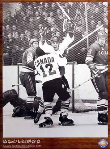 Paul Henderson "The Goal" Team Canada Summit Series 1972 Winning Goal Poster