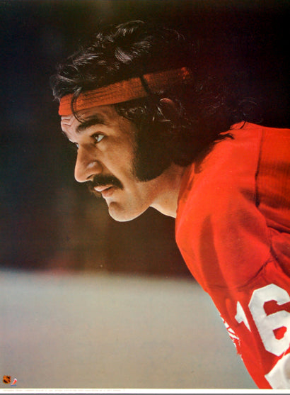 Henry Boucha "Superstar" Detroit Red Wings NHL Action Poster - Sports Posters Inc. 1973