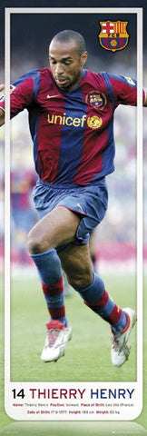 Thierry Henry "Big-Time" (Door-Sized) FC Barcelona Poster - GB Eye 2008