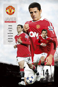 Javier Hernandez (Chicharito) "Hero" Manchester United FC Poster - GB Eye (UK)