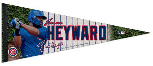 Jason Heyward "Signature Series" Chicago Cubs Premium Felt Collector's Pennant - Wincraft Inc.