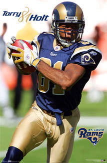 Torry Holt "81 Action" St. Louis Rams Poster- Costacos 2006
