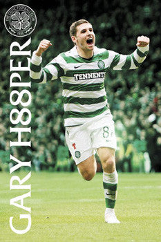 Gary Hooper "Super 88" Glasgow Celtic FC Poster - GB Eye 2011