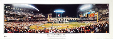 Houston Astros "First Texas World Series 2005" Minute Maid Park Panoramic Poster Print - Everlasting