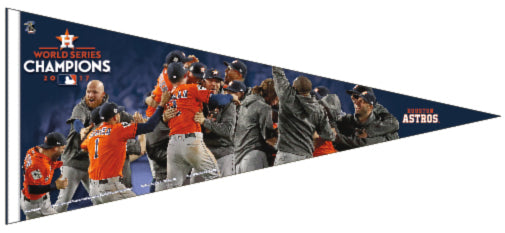 Houston Astros 2017 World Series CELEBRATION Premium 17x40 XL Felt Pen –  Sports Poster Warehouse