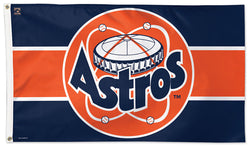 Houston Astros "Astrodome '80s" Style (1977-93) Cooperstown Collection MLB Baseball Deluxe-Edition 3'x5' Flag - Wincraft