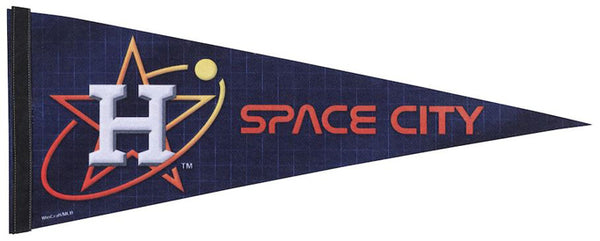 Houston Astros "Space City" Official MLB City Connect Style Premium Felt Pennant - Wincraft Inc.