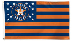 Houston Astros Stars-and-Stripes Official MLB Baseball Team DELUXE-EDITION 3'x5' Flag - Wincraft Inc.