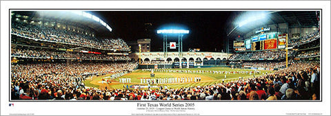 Houston Astros "First Texas World Series" Minute Maid Park Panoramic Poster Print - Everlasting 2005