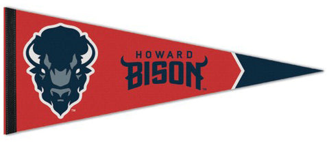 Howard University Bison NCAA Team Logo Premium Felt Pennant - Wincraft Inc.