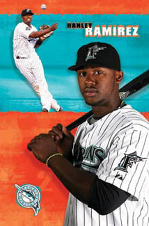 Hanley Ramirez "Superstar" Florida Marlins MLB Baseball Poster - Costacos 2008