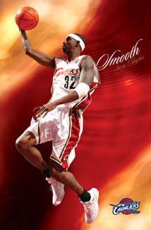 Larry Hughes "Smooth" Cleveland Cavaliers NBA Poster - Costacos 2005