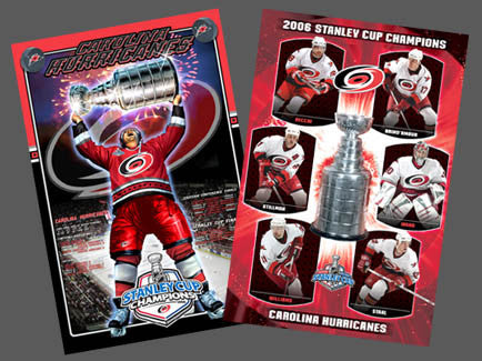Carolina Hurricanes 2006 Stanley Cup Champions 2-Poster Combo - Costacos/Action Images