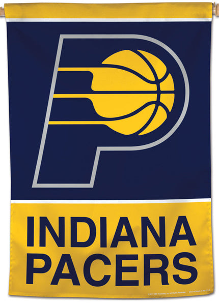 Indiana Pacers Official NBA Basketball Premium 28x40 Team Logo Wall Banner - Wincraft Inc.